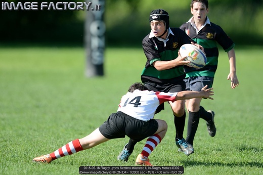 2015-05-16 Rugby Lyons Settimo Milanese U14-Rugby Monza 0302